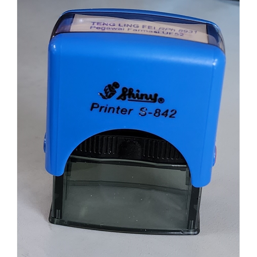 Shiny selfInking Stamp Printer s842 chop Shopee Malaysia