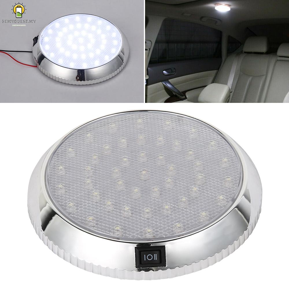5" DC 12/24V LED Car Ceiling Lights Interior Downlight Bright White