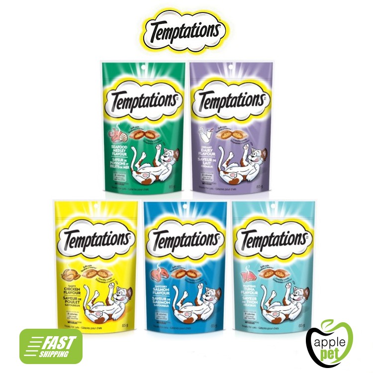 Temptation Cat Treats Assorted Flavours 75g Shopee Malaysia