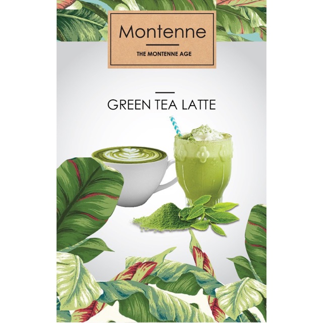 Montenne Green Tea Latte powder Shopee Malaysia