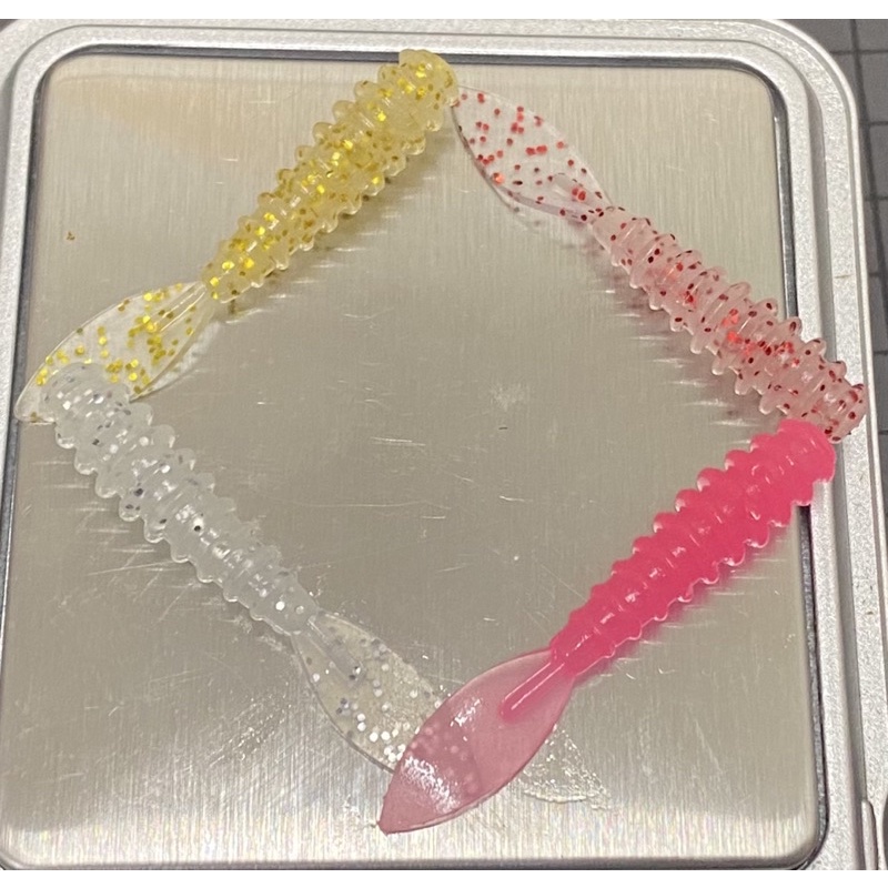 Micro Soft Plastic Ajing Flat Tail Scented 27mm Shopee Malaysia