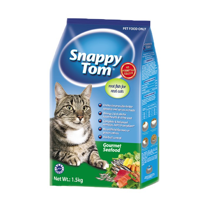 Snappy Tom Cat Food 1.5kg Assorted Flavours Shopee Malaysia