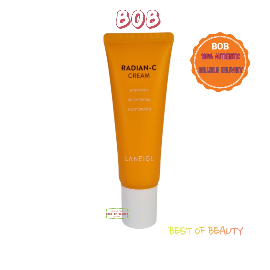 LANEIGE RadianC Cream, Brighten, even tone, moisturize, hydration