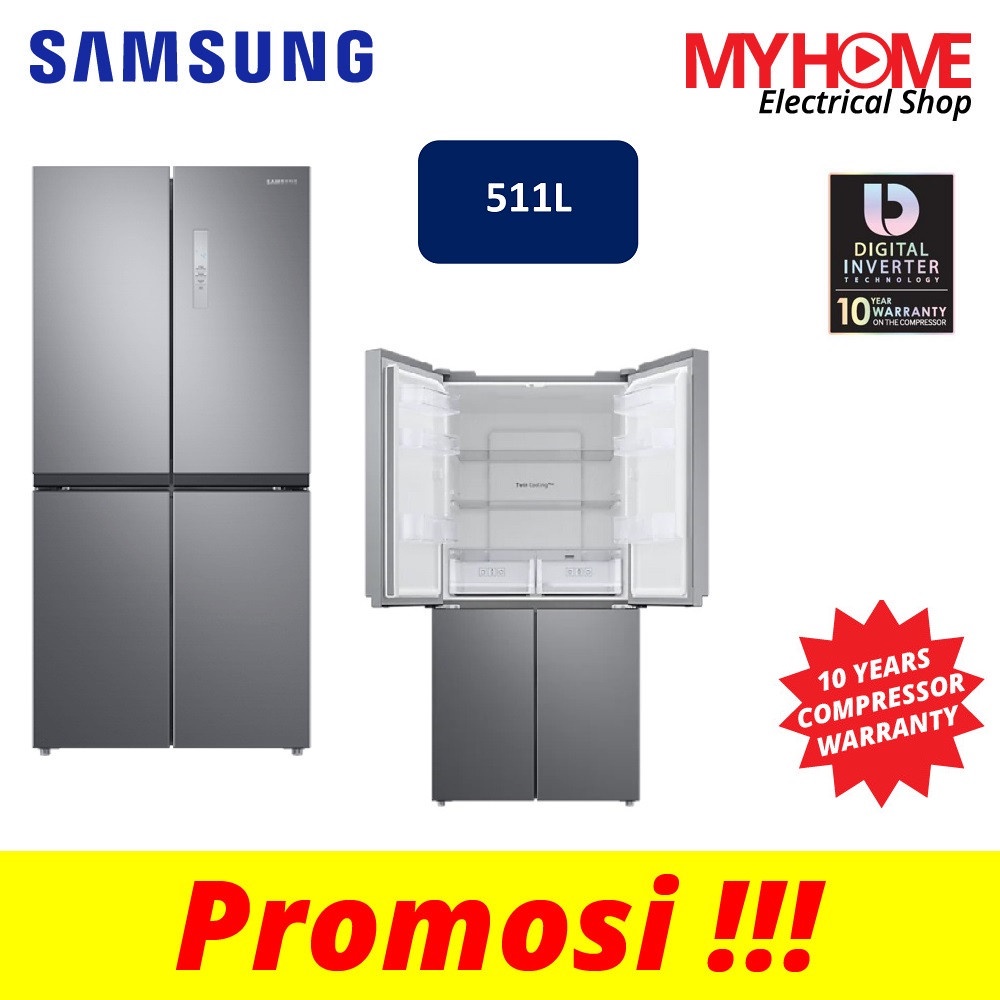 ( DELIVER KL AND SELANGOR) SAMSUNG RF48A4000M9/ME RF48A4000B4/ME 511L FRENCH DOOR INVERTER