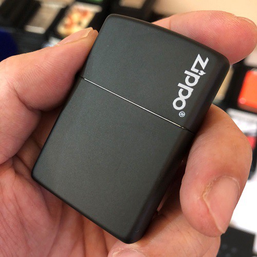 Black Matte Zippo Lighter 218ZL with Logo Zippo Lighter Shopee Malaysia