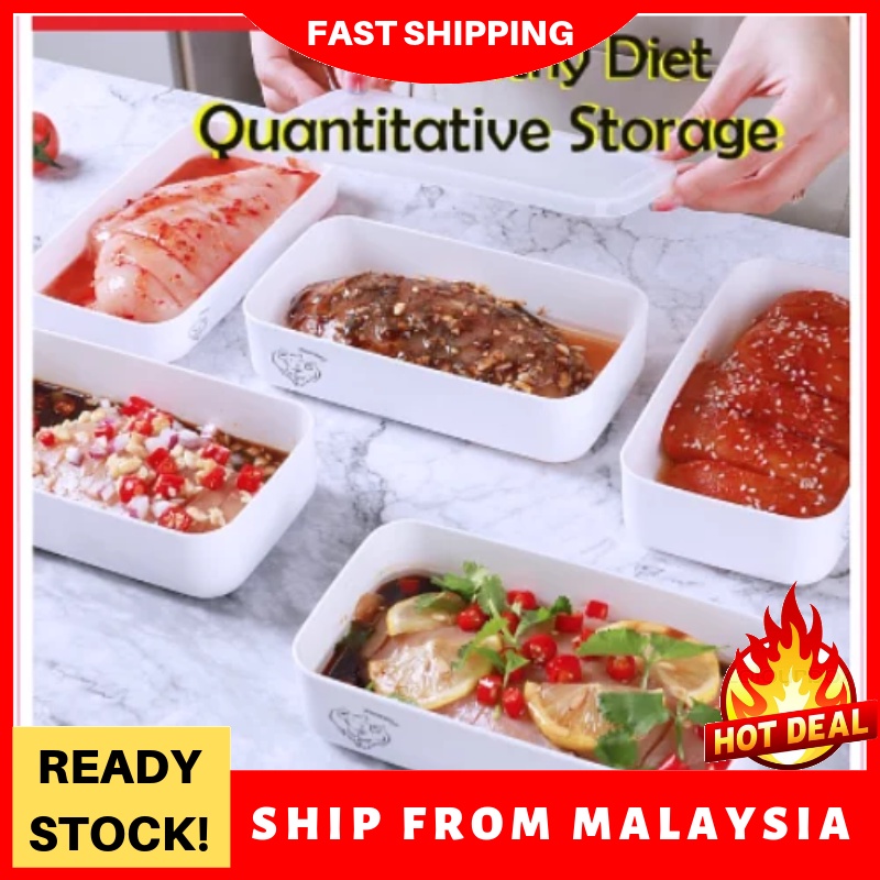 Fridge Food Storage Containers with Lids,Plastic Reusable Storage