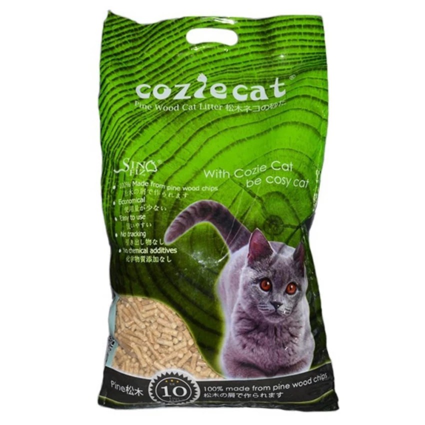 CozieCat Pine Wood Cat Litter 10L ( 5.6kg 6kg ) Shopee Malaysia