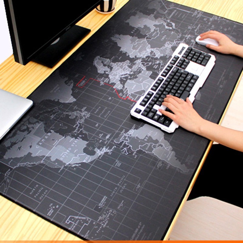 Desk Pad World Map Print Mouse Mat 300×700×2MM Desk Mat Shopee Malaysia