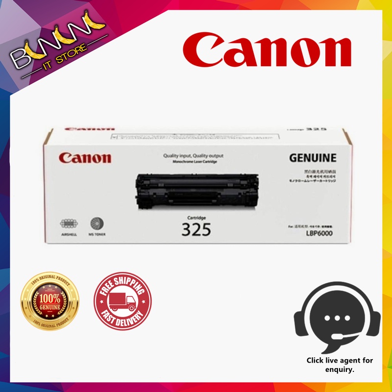 Canon Cart 325 Toner Cartridges For LBP6000/ LBP6030/ LBP6030w / MF3010