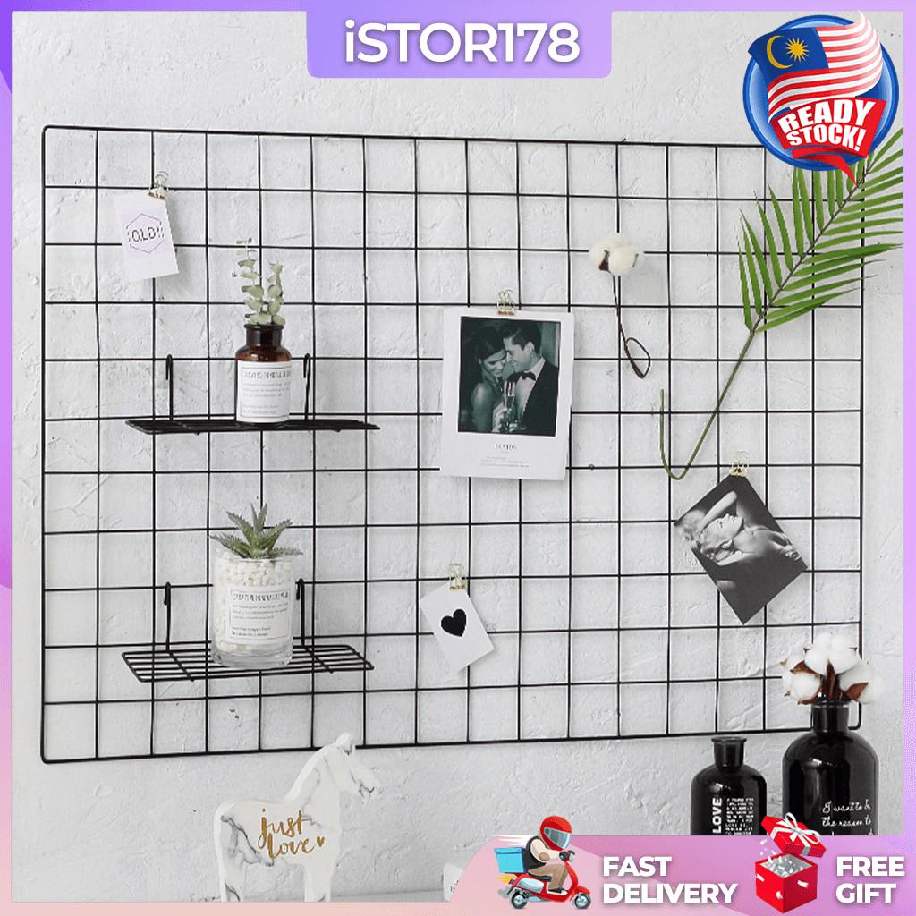 INS WALL IRON GRID/ MULTIFUNCTION WALL PALETTE/ PHOTO DISPLAY/ WALL