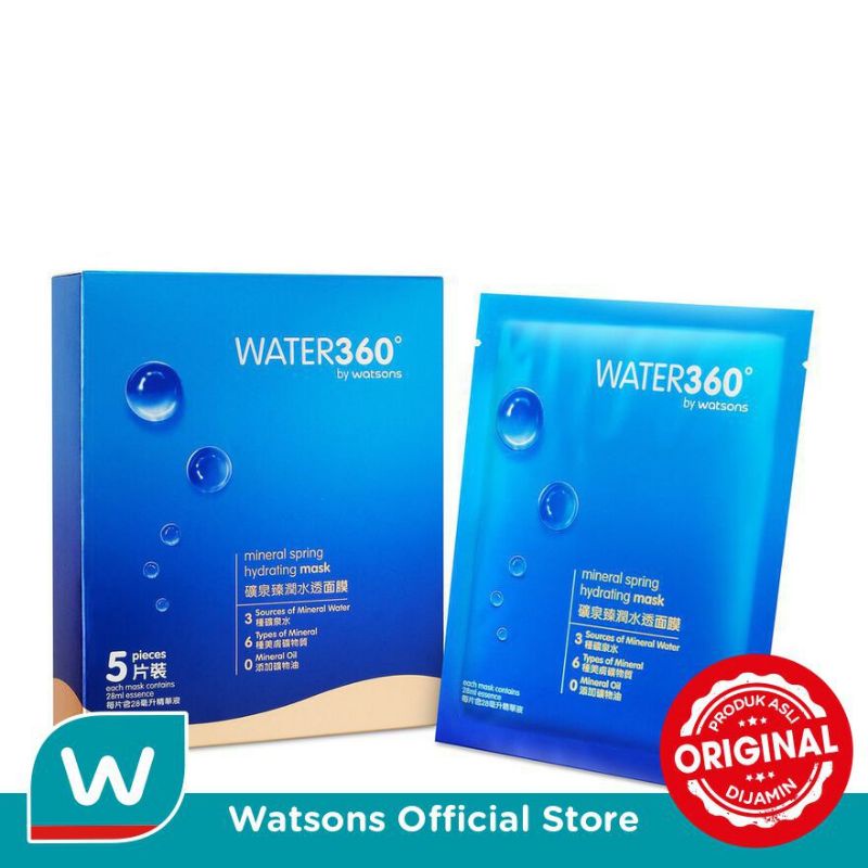 Water 360 By Watsons Mineral Spring Hydrating Mask Shopee Malaysia