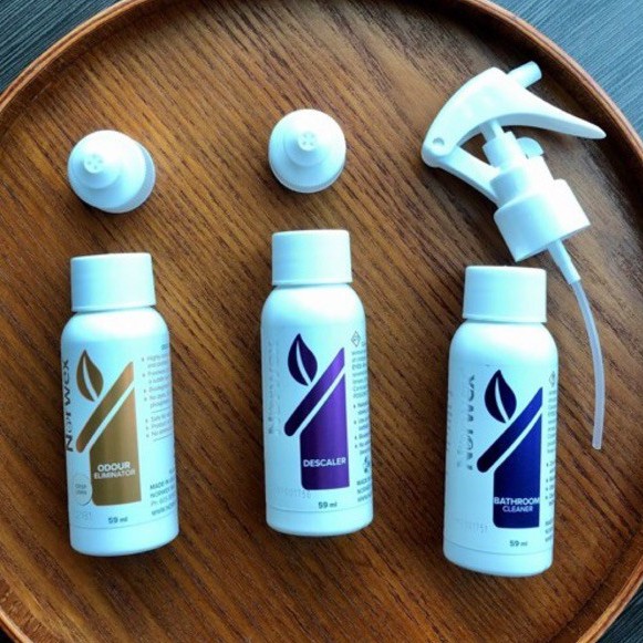 Norwex 59ml Trial Size Bathroom Cleaner / Trial Descaler / Sportzyme