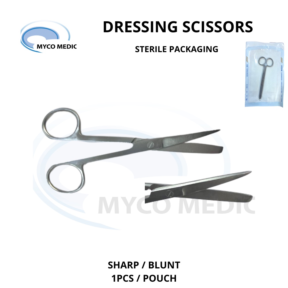Sterile Dressing Scissors 5'' Shopee Malaysia