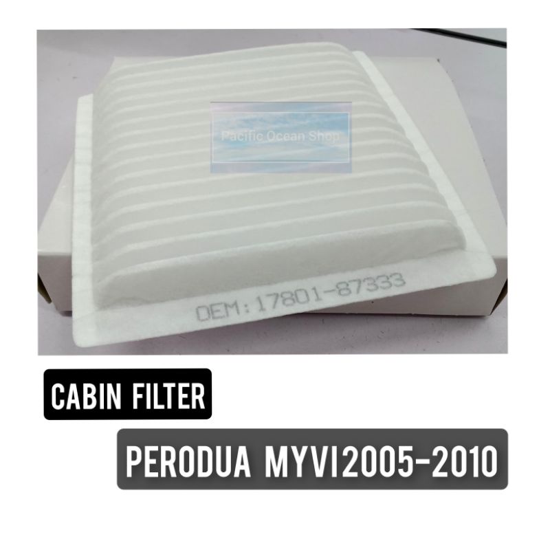 Cabin Filter Perodua Myvi lagibest Alza Axia Bezza Myvi 20172020 Aruz