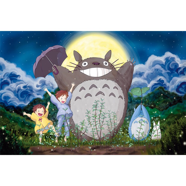 Jigsaw Puzzle 1000 pcs TOTORO MOONLIGHT Shopee Malaysia