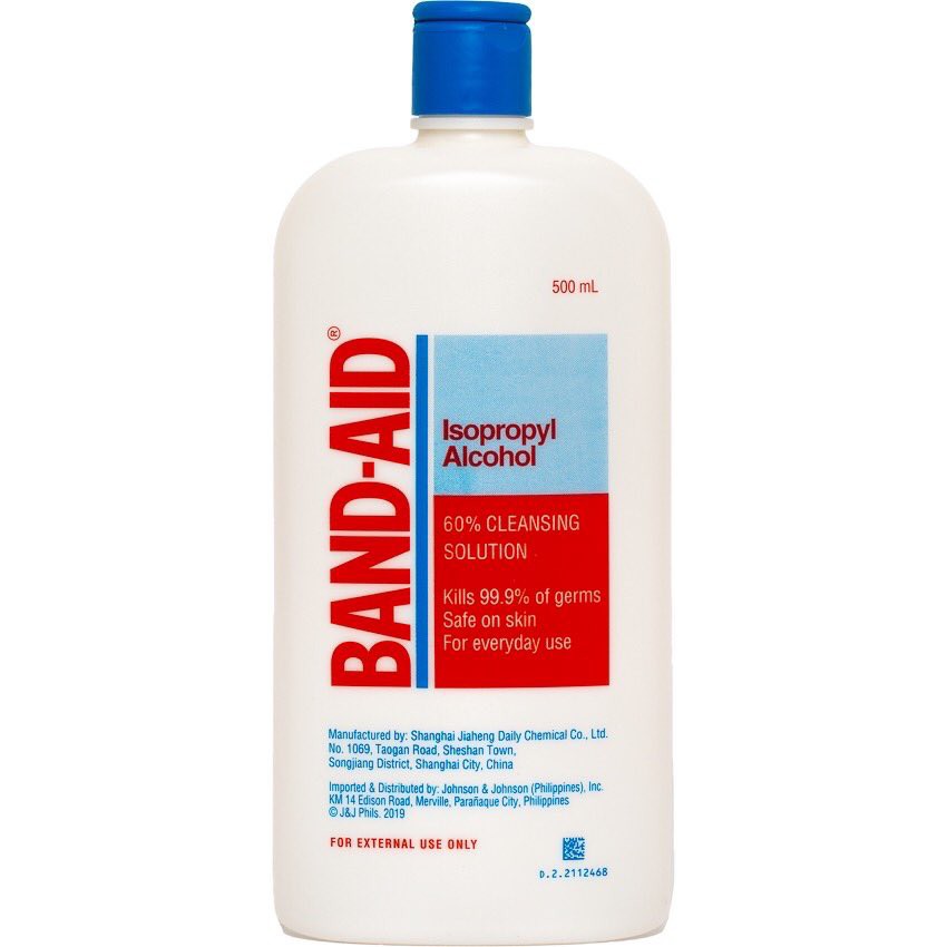 BAND AID ISOPROPYL ALCOHOL 500ml Shopee Malaysia