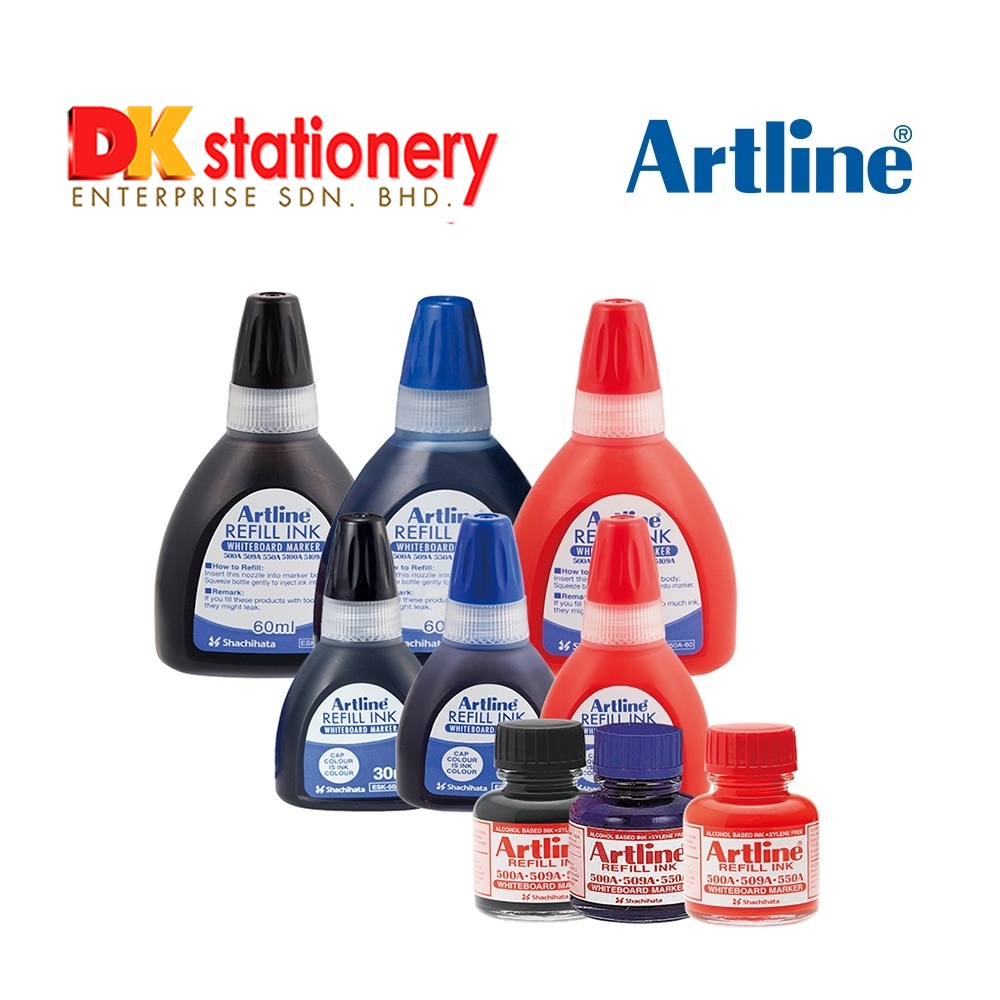 Artline Whiteboard Marker Refill Ink I 20ml / 30ml / 60ml Shopee Malaysia