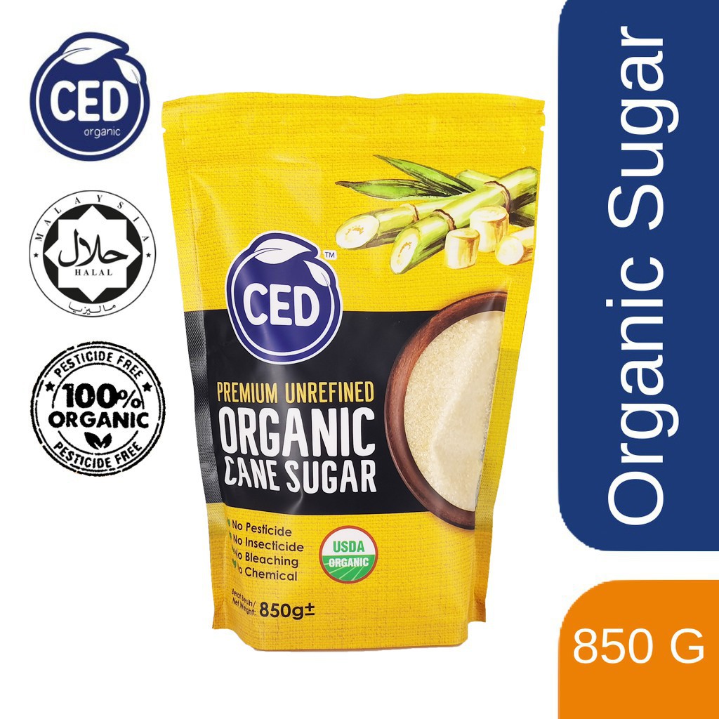 (New Packing)CED 100 Organic Cane Sugar 850G Shopee Malaysia