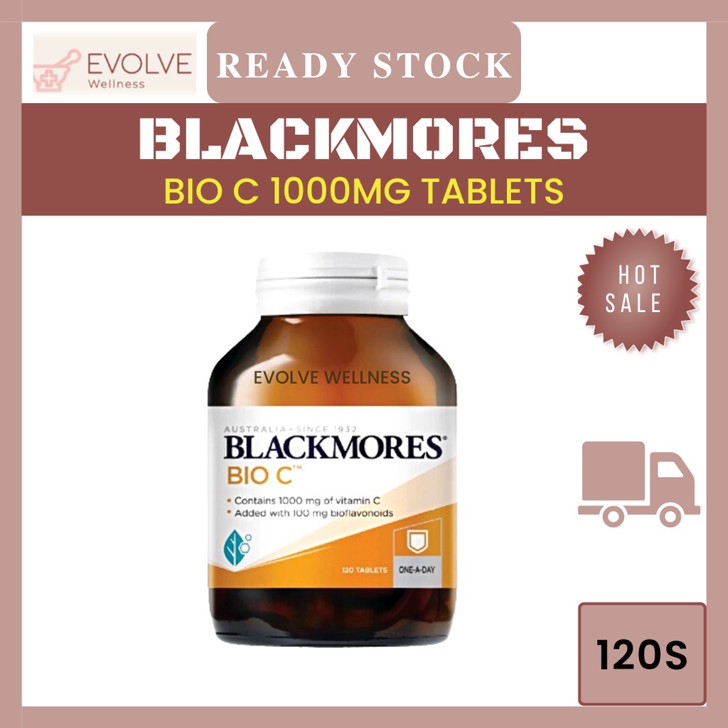 (EXP 06/2023) BLACKMORES BIO C 1000MG TABLETS 120S [VIT C 1000MG+100MG