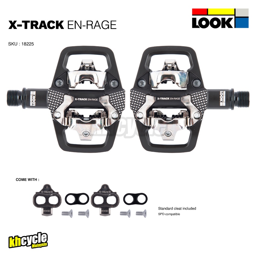 LOOK XTRACK SERIES PEDAL (MOUNTAIN BIKE / GRAVEL BIKE PEDAL , MTB