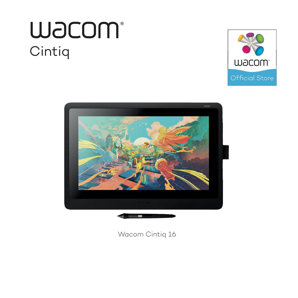 Cintiq 16 (DTK1660) 16" LCD Graphic Drawing Tablet for Digital