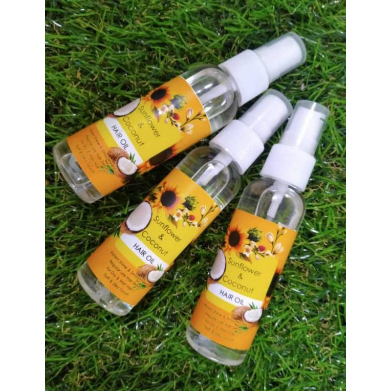 SUNFLOWER & COCONUT HAIR OIL Shopee Malaysia