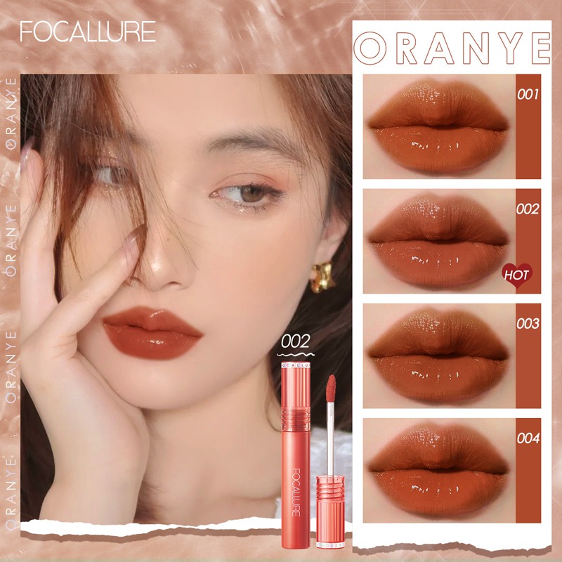 Focallure JellyClear Dewy Lip TintLip Gloss Lipstick High Pigment Long