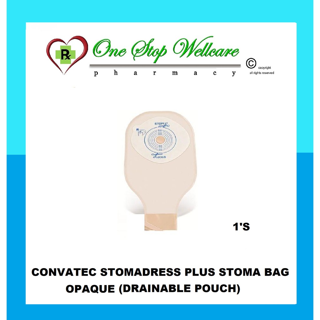 CONVATEC STOMADRESS PLUS STOMA BAG (OPAQUE) (DRAINABLE POUCH) 1'S