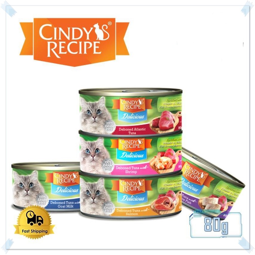 Cindy's Recipe Delicious Cat Wet Food Canned 80G Shopee Malaysia