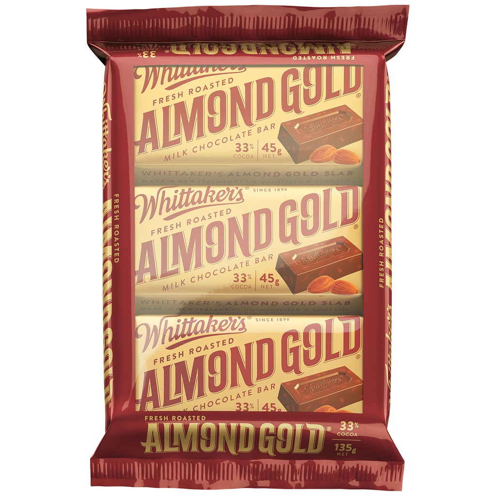 Coklat Whittaker's Almond Gold 135G | Shopee Malaysia