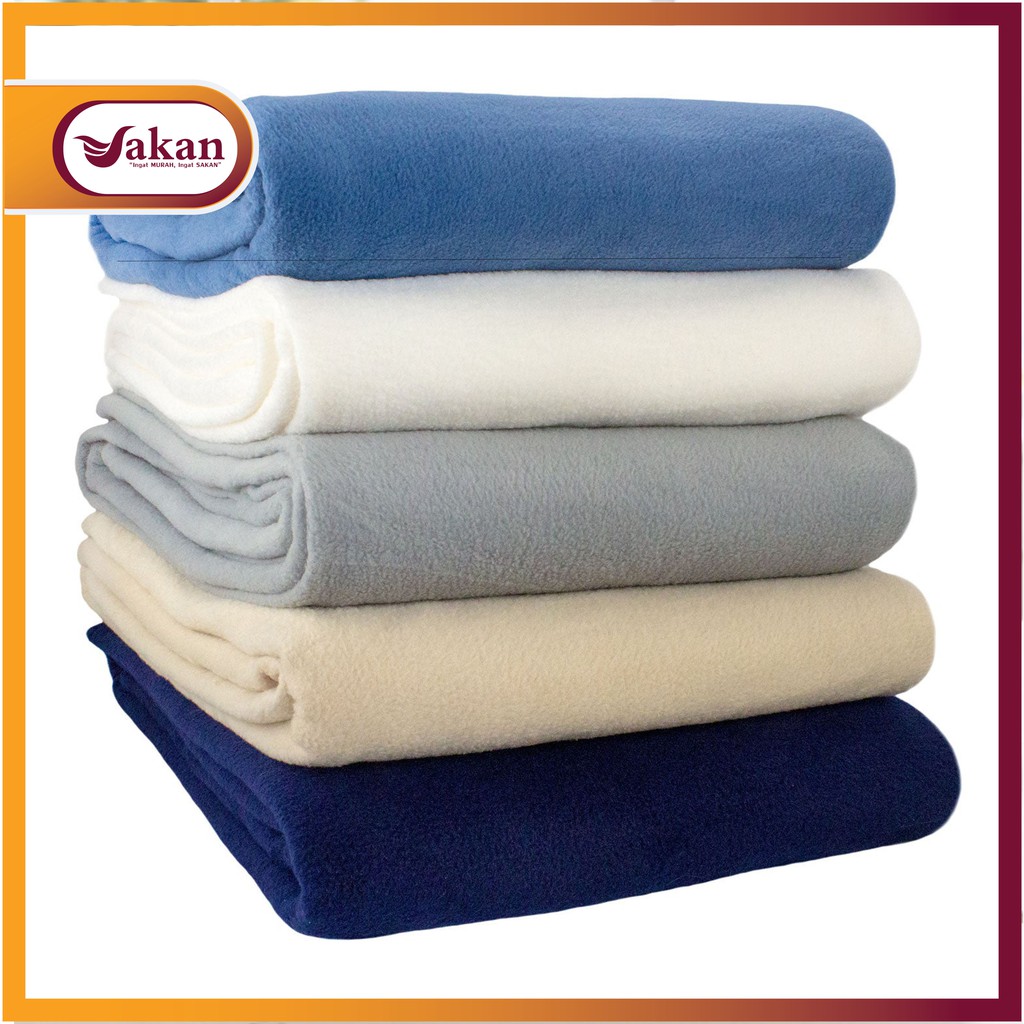 [READY STOCK] SELIMUT SINGLE SIZE FLEECE BLANKET 030787 150cm x 200cm [SAKAN] Shopee Malaysia