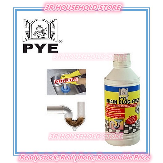 PYE Drain Clog Free Drain Cleaner ( Plumbing ) ( acid sumbat ) Shopee