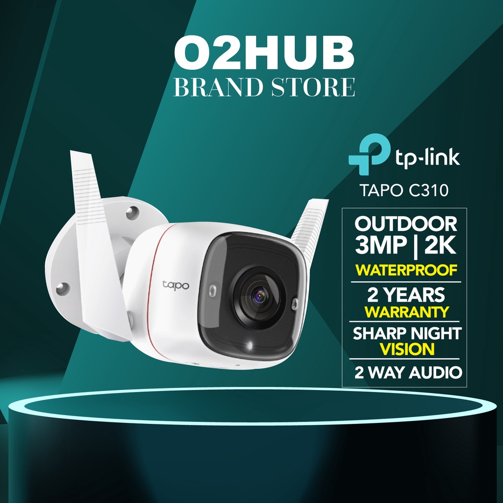 Tplink Tapo C310 Outdoor Security WiFi Camera 3MP Ultra HD