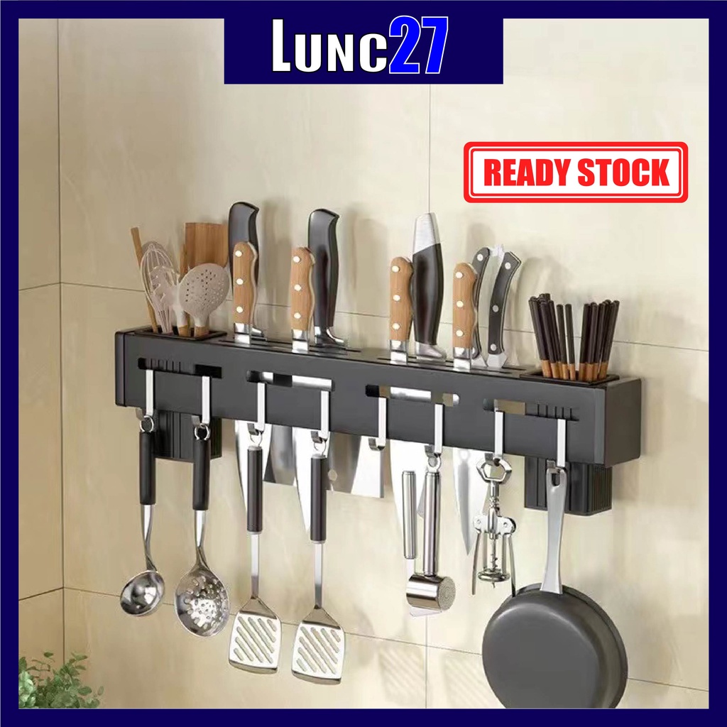 MultiFunctional Knife Rack Kitchen Tools Holder Rak Pisau gantung