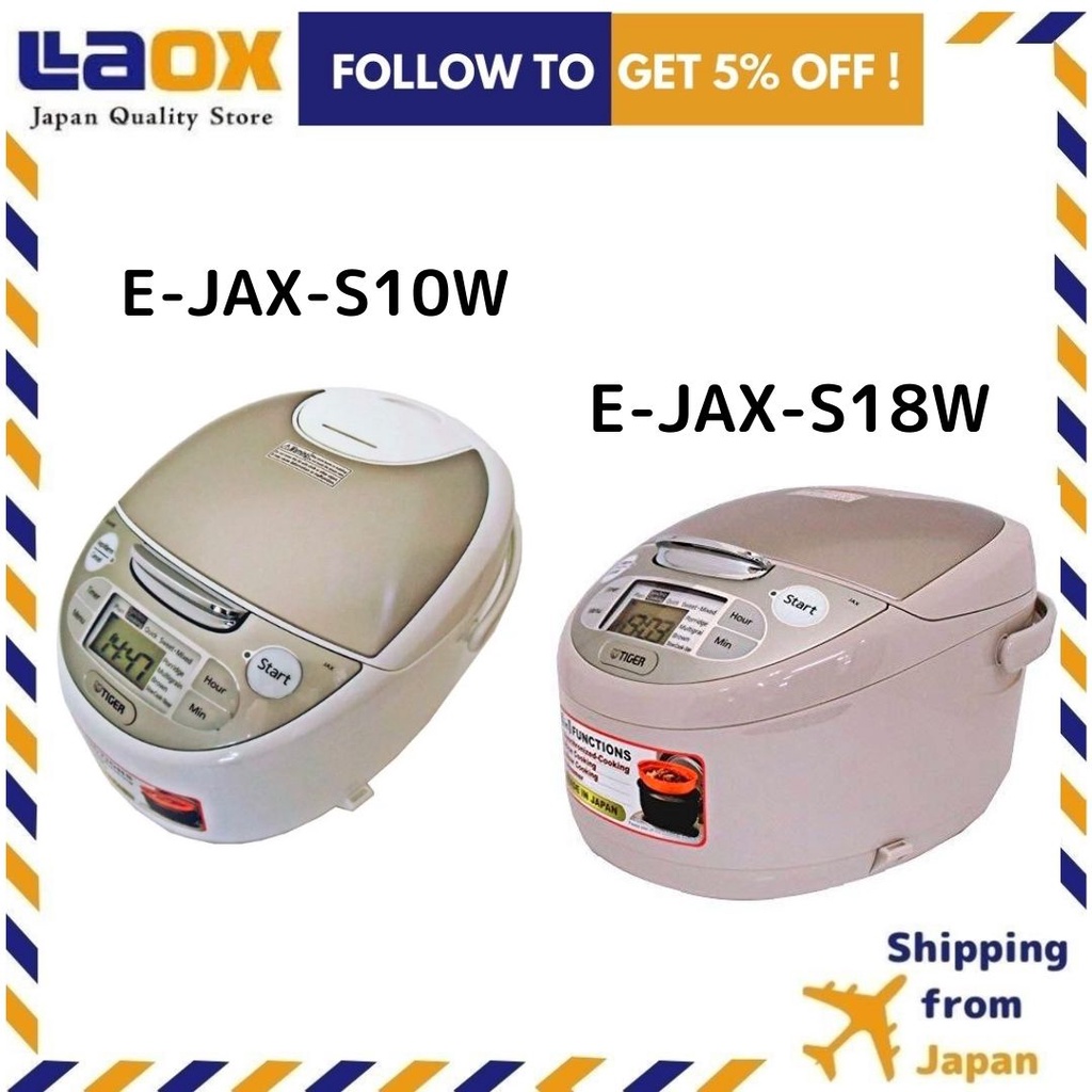 MADE IN JAPAN TIGER THERMOS OVERSEAS RICE COOKER EJAXS10W/ EJAXS18W Shopee Malaysia