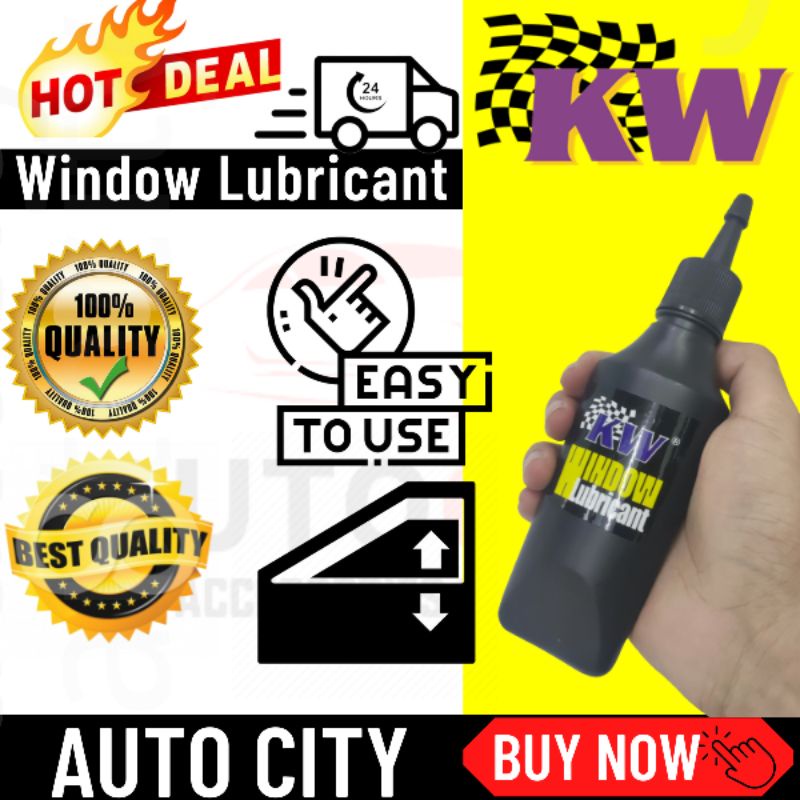 120ml Power Window Lubricant Pelincin cermin kereta Car window smooth gliding on rubber minyak