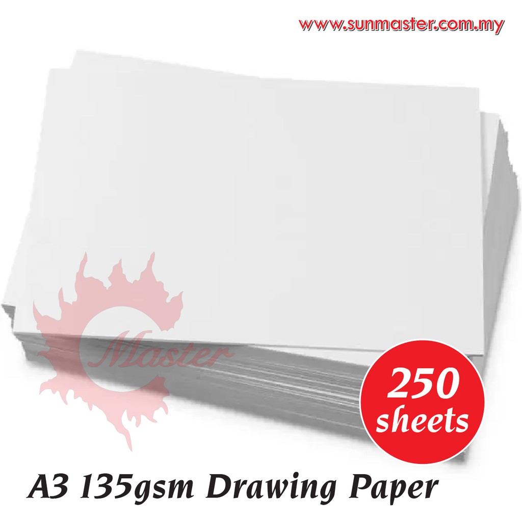 A3 135gsm Drawing Paper (250s) Shopee Malaysia