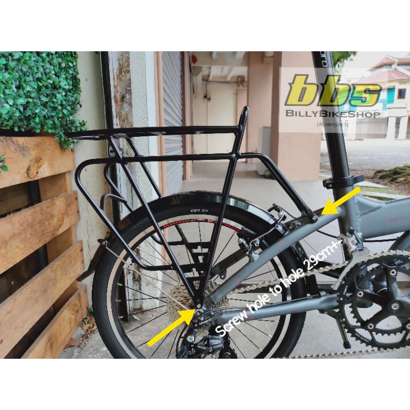20" touring REAR rack For Folding bike Dahon Tern Java XDS Shopee