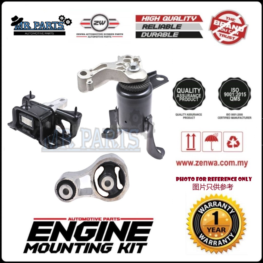 FORD FIESTA ENGINE MOUNTING KIT SET (ZW) Shopee Malaysia