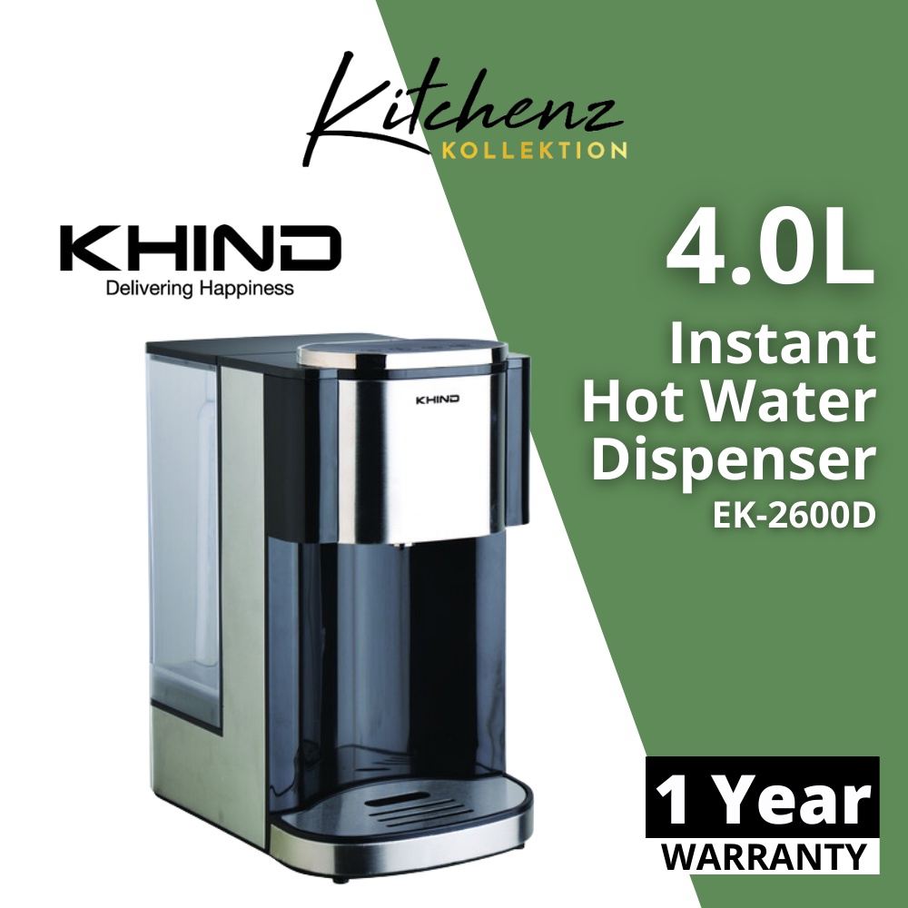 Khind Instant Hot Water Dispenser 4.0L EK2600D Shopee Malaysia