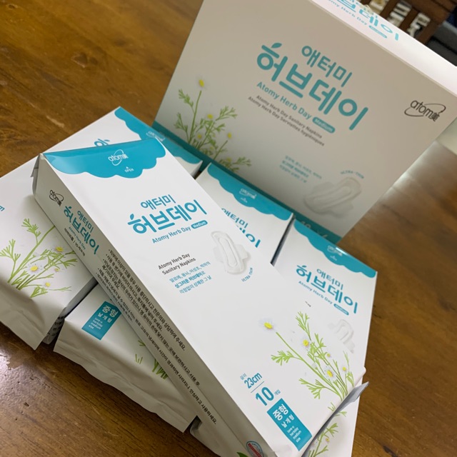 Atomy Herb Day Sanitary Napkins (Mdium 23cm 1pack 10sheet ) Shopee Malaysia