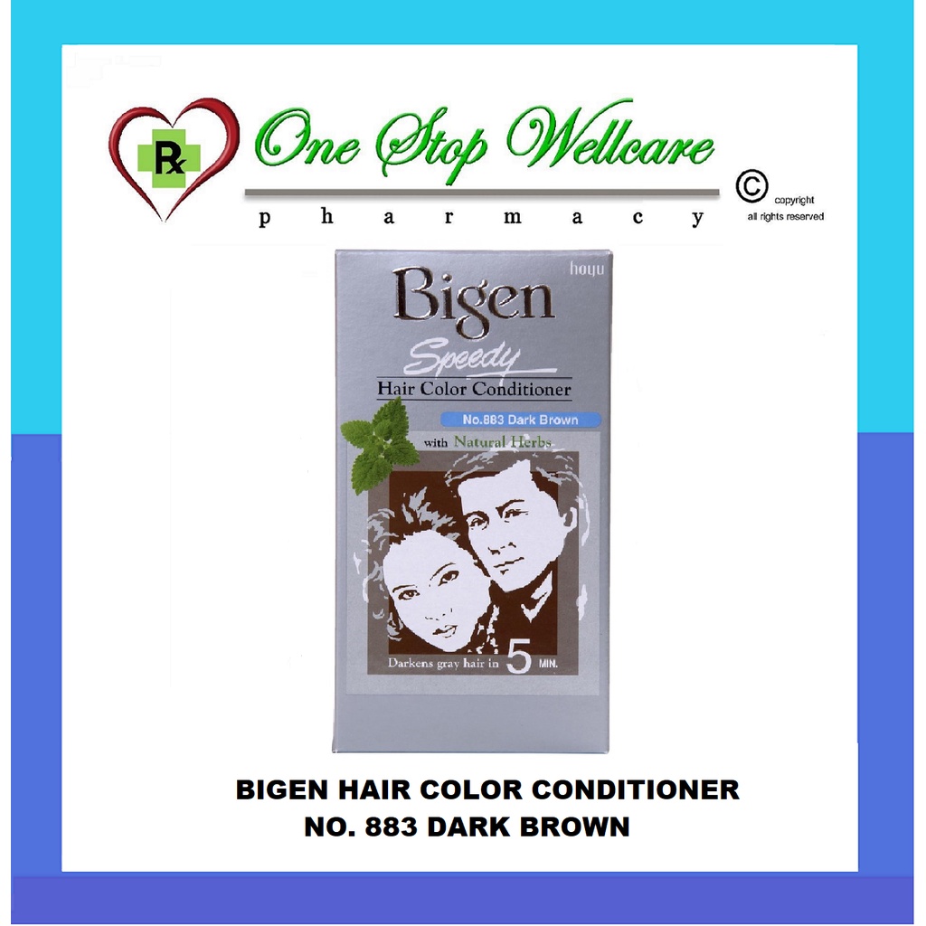 BIGEN SPEEDY HAIR COLOR CONDITIONER 883 DARK BROWN (EXP09/2023