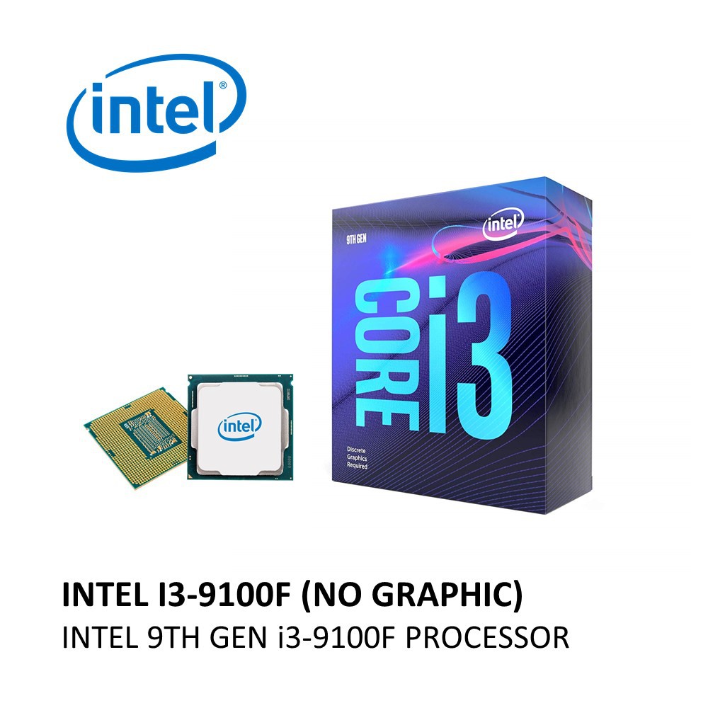 Intel Core i3 9100F 6M Cache up to 4.20 GHz Processor i3