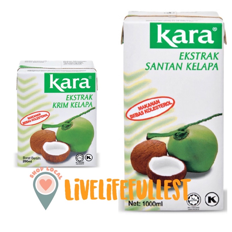 KARA Coconut Milk / Santan Kelapa 200ml / 500ml Shopee Malaysia