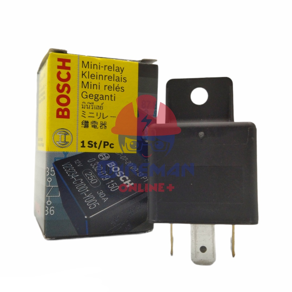 Made in Portugal 5 Pin Bosch Relay Horn Relay Headlamp Relay 12V 30A