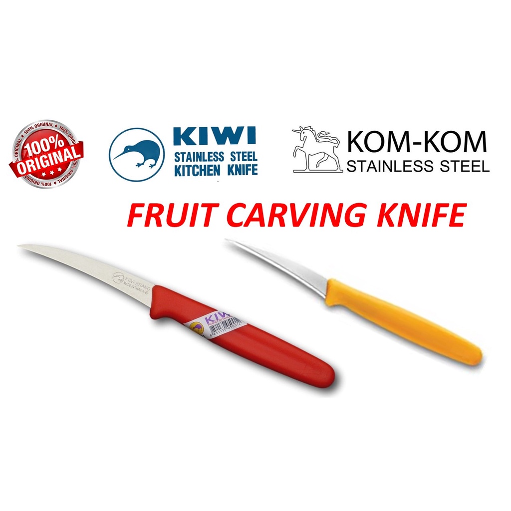 THAILAND ORIGINL KIWI / KOM KOM FRUIT CARVING KNIFE Pisau Kiwi Fruit
