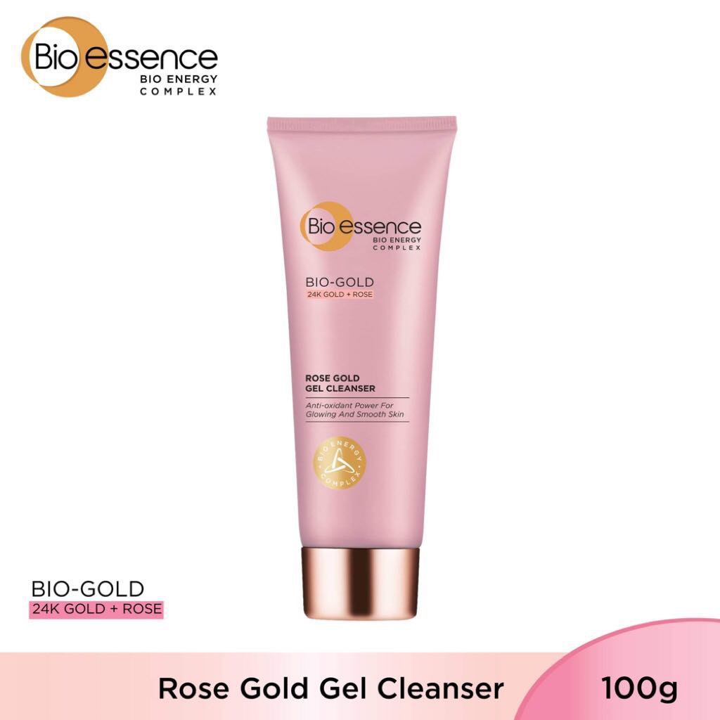 Bioessence BioGold Rose Gold Cleanser (100g) Shopee Malaysia