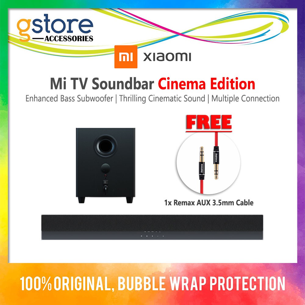 Xiaomi Mi TV Soundbar With Subwoofer Cinema Edition 100W (Enhanced Bass