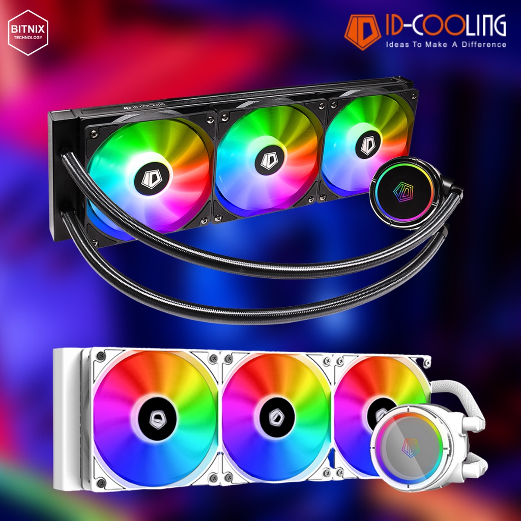 IDCOOLING ZOOMFLOW 360X ARGB AIO WATER COOLING ( BLACK / SNOW