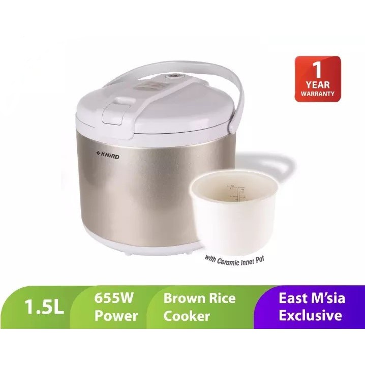 Khind Ceramic Rice Cooker RC150C Shopee Malaysia